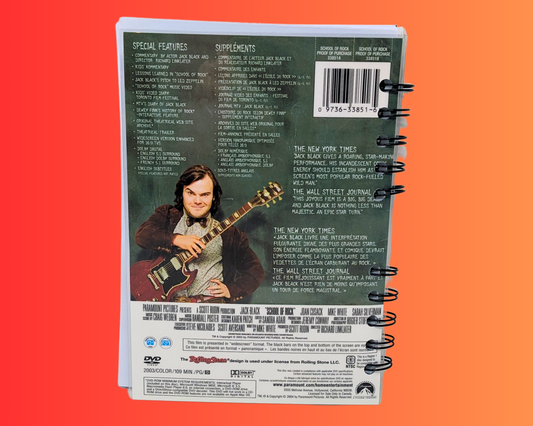 School of Rock DVD Movie Notebook