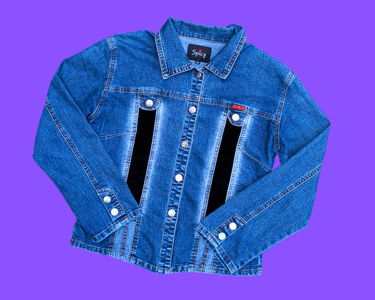 Handmade, Upcycled Jimi Hendrix Denim Jacket Size M