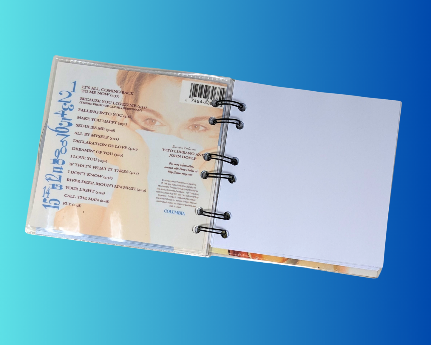 Céline Dion, Falling Into You CD Notebook