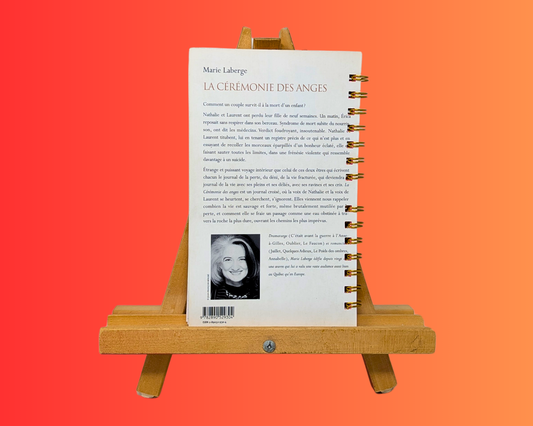 Carnet La Cérémonie des Anges fait main et upcyclé par Marie Laberge
