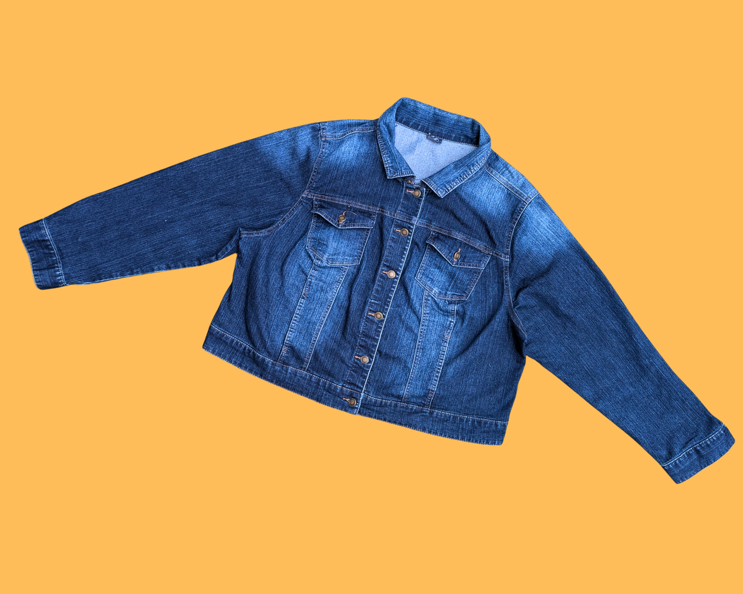 Veste en jean Ghostbusters faite à la main et recyclée, taille XL