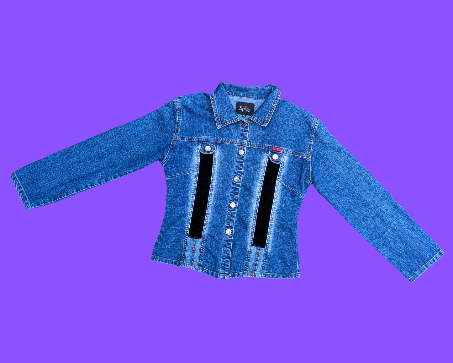Handmade, Upcycled Jimi Hendrix Denim Jacket Size M