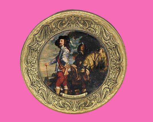 Boîte à biscuits Crich vintage des années 1980 avec Napoléon