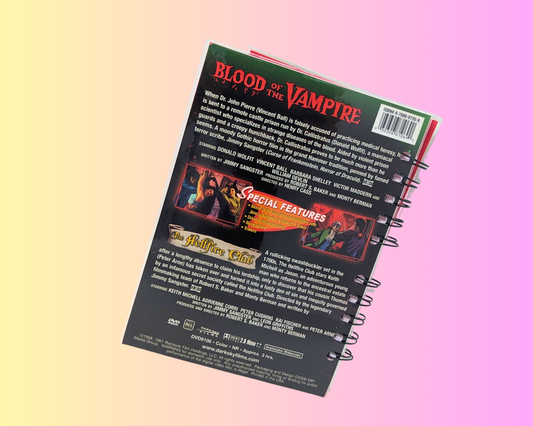 Carnet de notes du film DVD Blood of the Vampire, The Hellfire Club