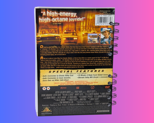 Carnet de notes du film DVD Thelma & Louise