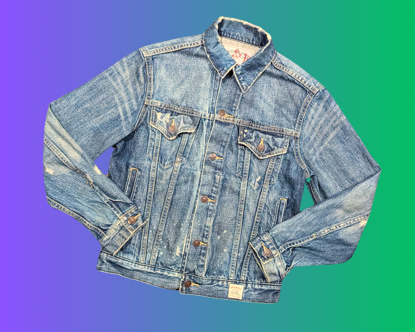Handmade, Upcycled Harry Potter and Sorcerer's Stone Denim Jacket Size S