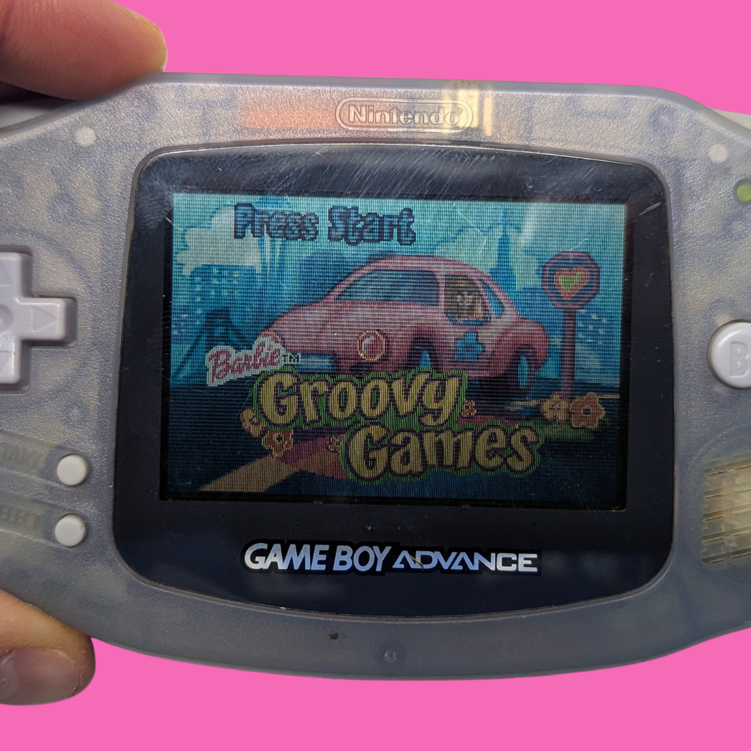 GameBoy Advance Game Barbie: Groovy Games