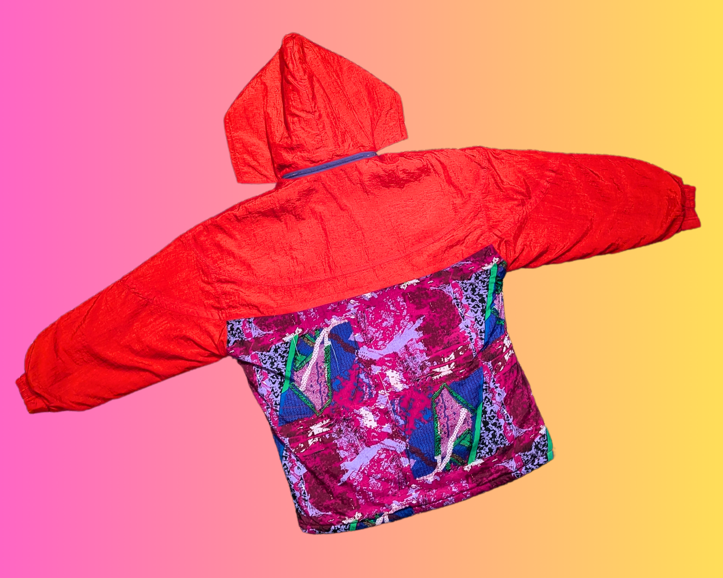 Vintage 1990's Funky Red Jacket by Sunny Kid Collection Size S