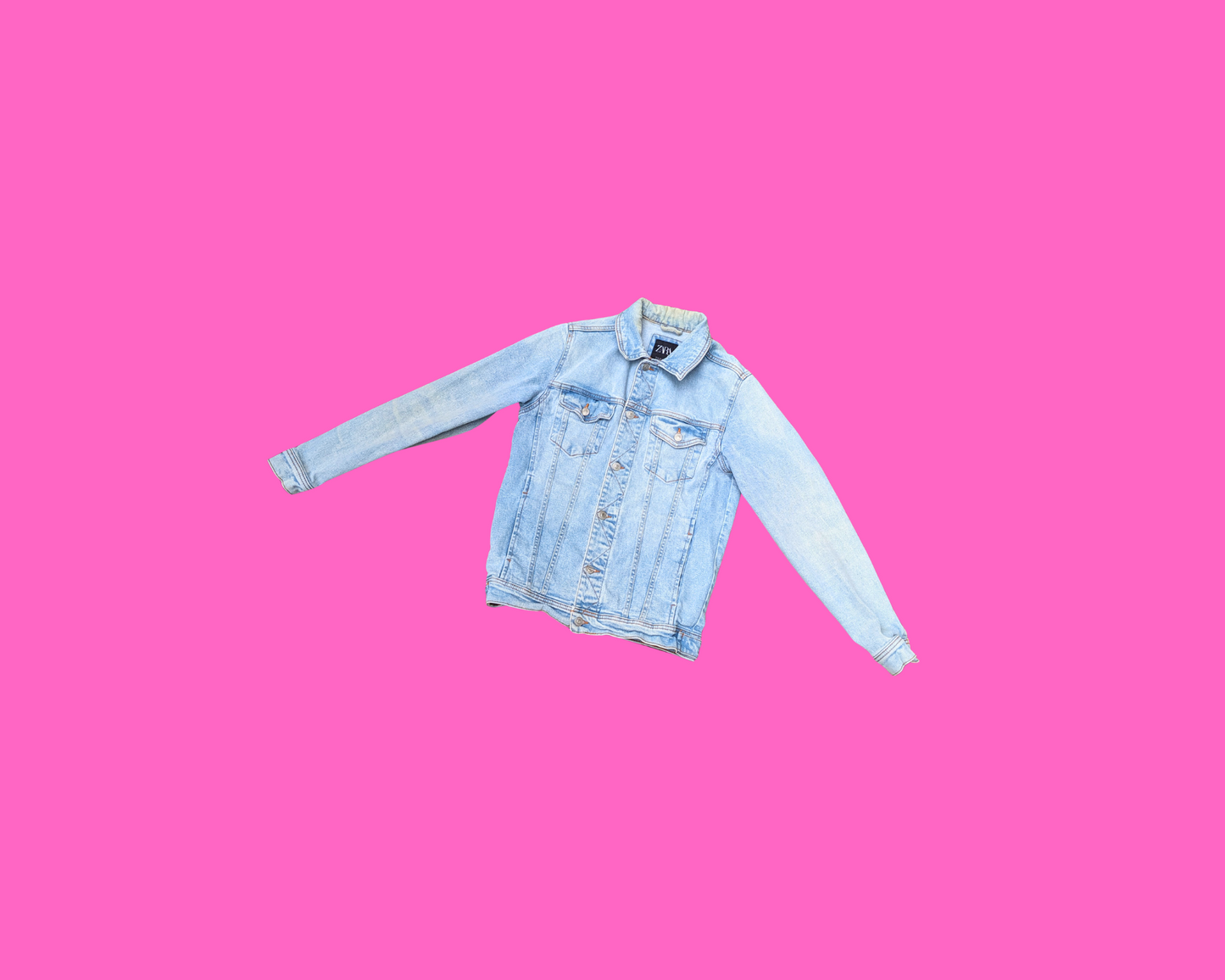 Handmade, Upcycled The Golden Girls Denim Jacket Size S