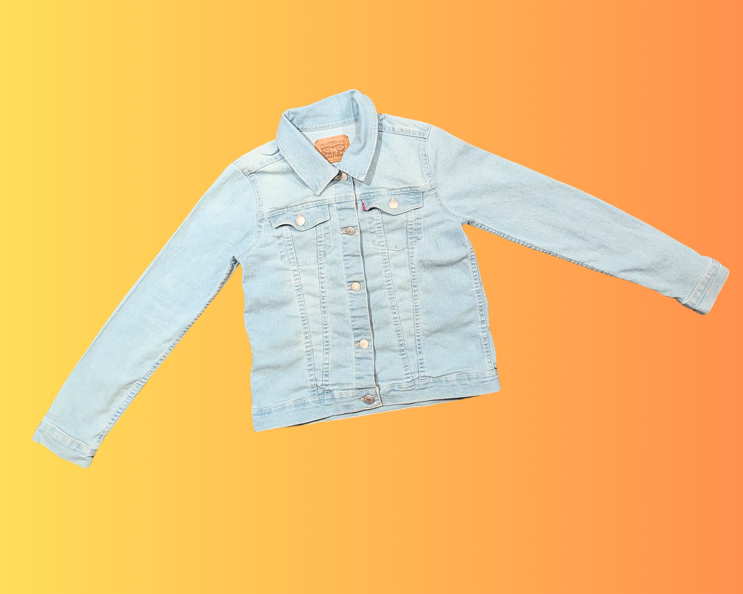 Handmade, Upcycled Backstreet Boys Denim Jacket Size 14-16 Years Old, Size S