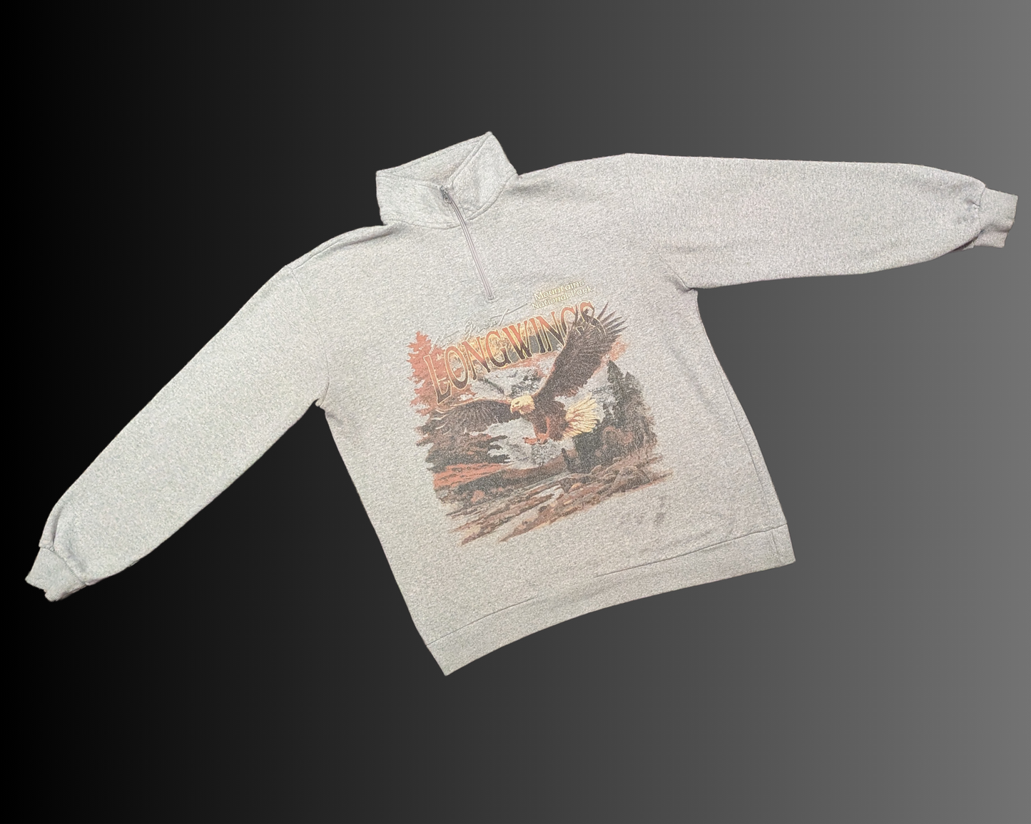 Vintage 1990's Long Wings Mountains National Park Crewneck Size L