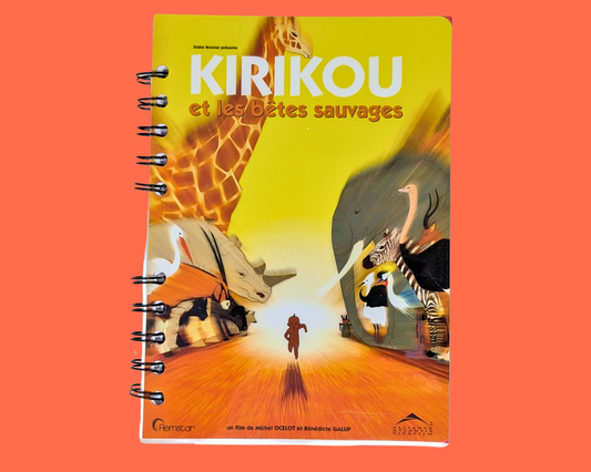 Carnet de film DVD Kirikou et Les Bêtes Sauvages