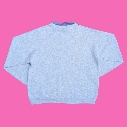 Vintage 1990's St. Augustine Embroidered Gray Crewneck Size L