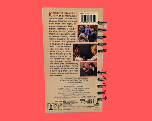 Carnet de notes VHS du film Kramer contre Kramer