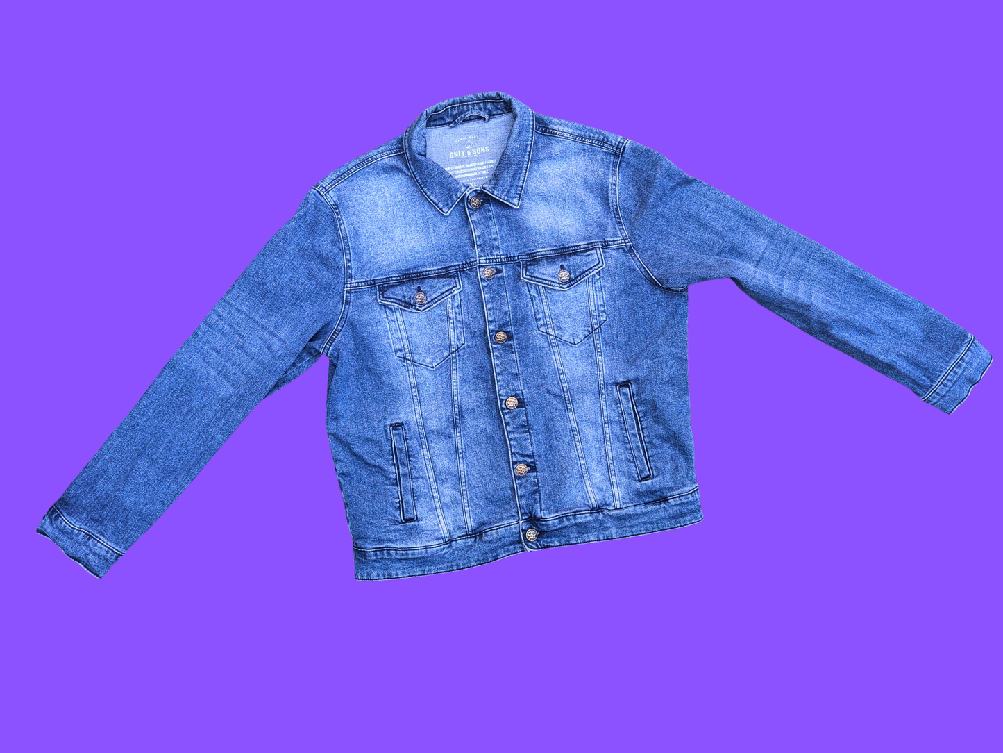 Handmade, Upcycled Led Zeppelin Jacket Size XL
