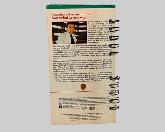 Carnet de notes VHS du film The Gauntlet