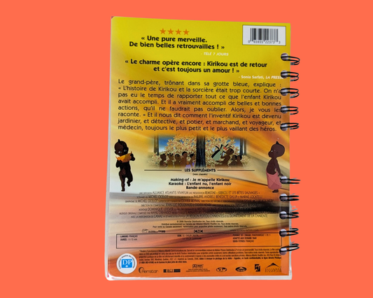 Carnet de film DVD Kirikou et Les Bêtes Sauvages