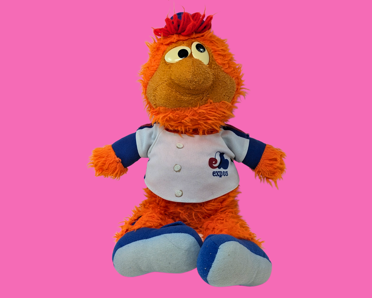 Peluche Youppi des Expos de Montréal vintage des années 1980