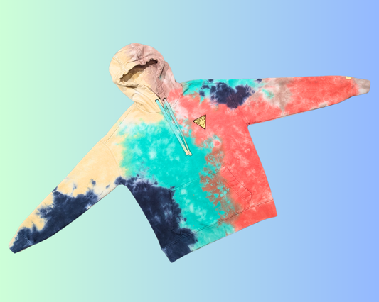 Y2K Tie Dye Guess Hoodie Size S