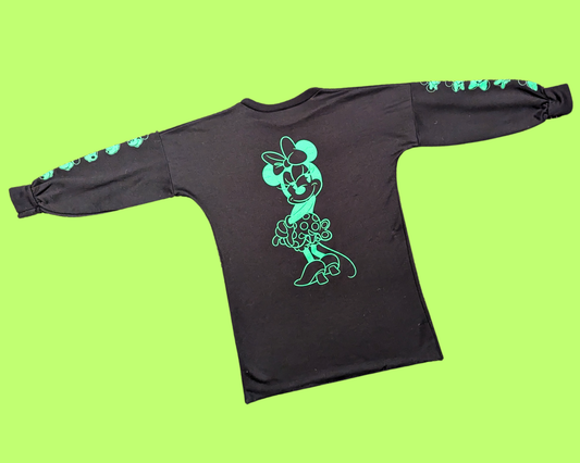 Pull long manches longues Disney Y2K Minnie Mouse, taille L