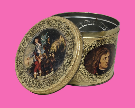 Boîte à biscuits Crich vintage des années 1980 avec Napoléon