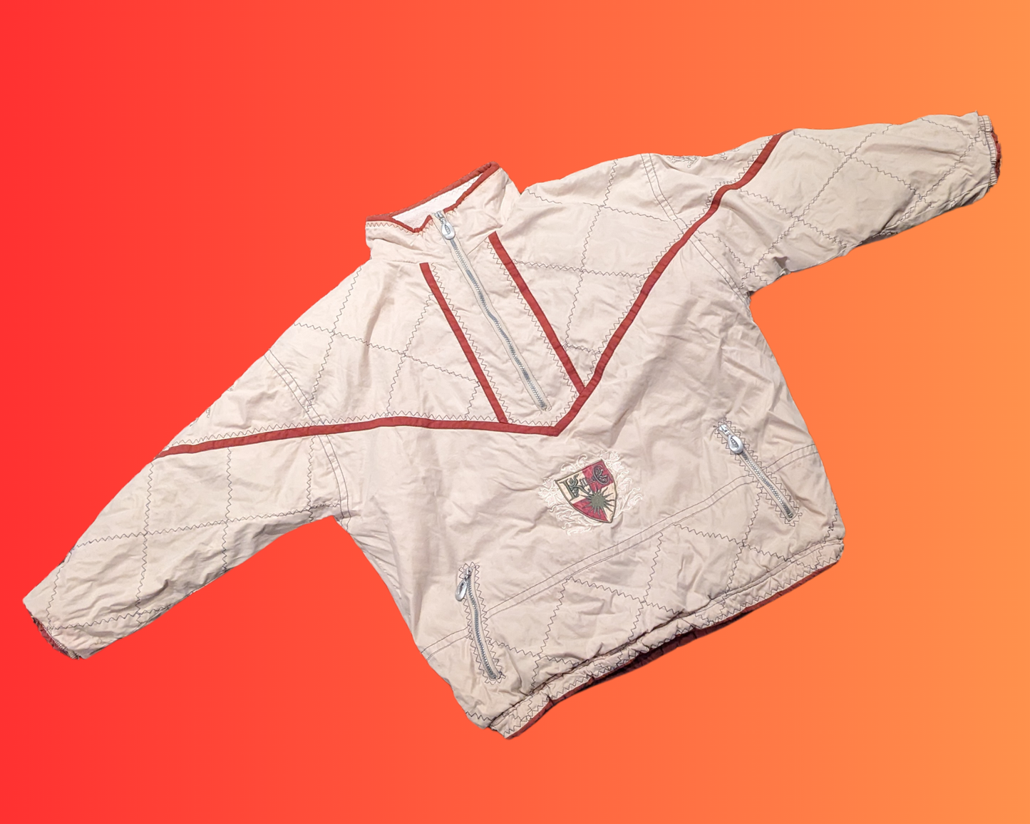 Doudoune beige Y2K par Killtec Sports and Fashion Taille L