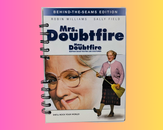 Mrs. Doubtfire DVD Movie Notebook
