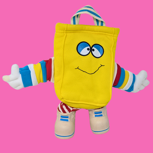 Vintage 1988 Plush Toy Doofles Bag