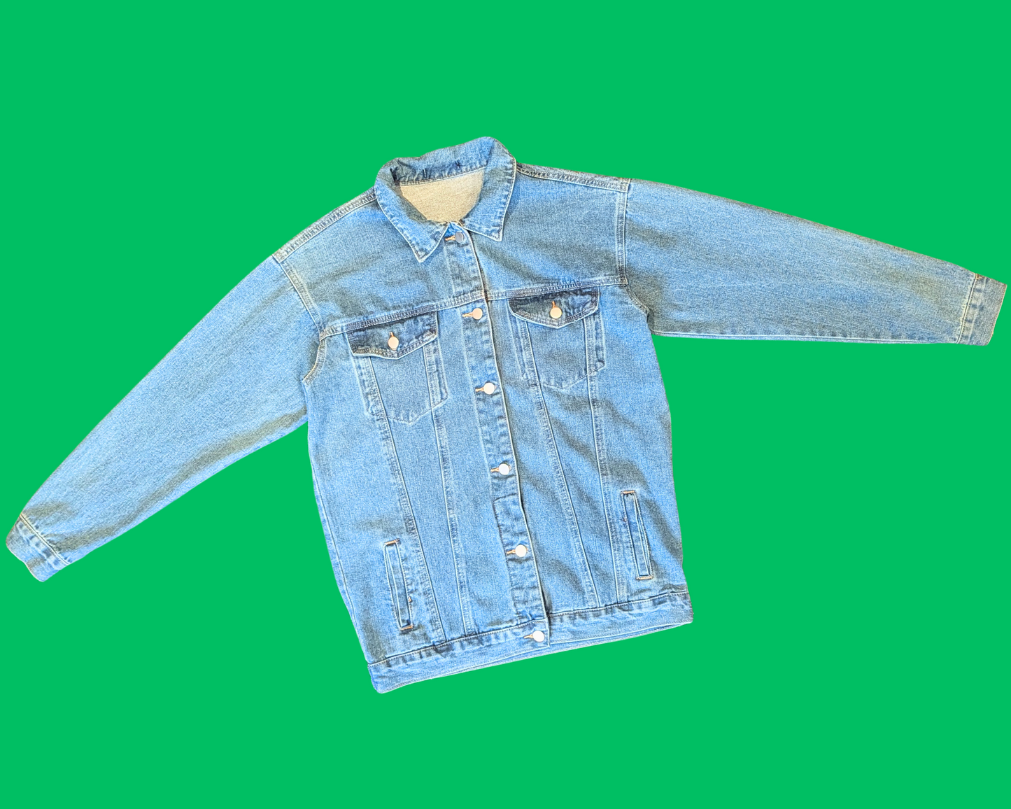 Handmade, Upcycled Jason & Freddy, Friday the 13th and Nightmare on Elm Street Denim Jacket Size L