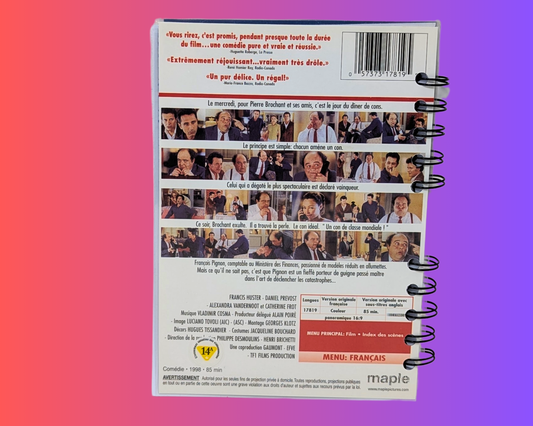 Carnet de film DVD Le Diner de Cons