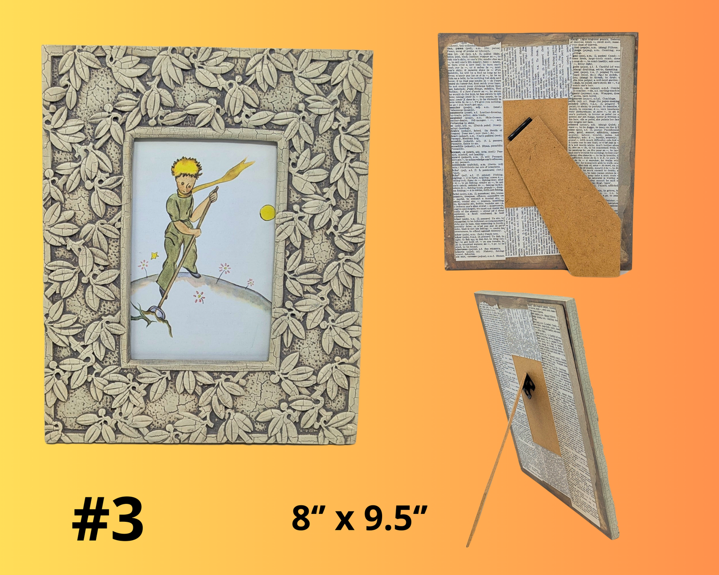 The Little Prince, Le Petit Prince Antoine de Saint-Exupéry, Decorative Frames and Notebooks