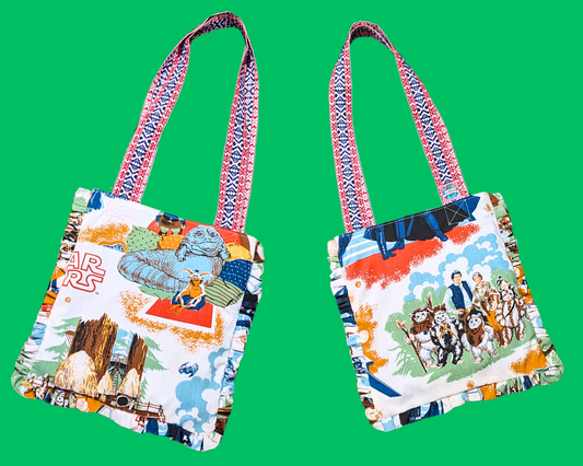 Sac fourre-tout Star Wars fait main et recyclé