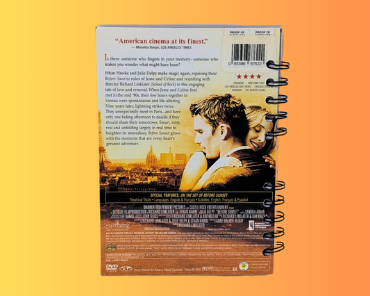 Carnet de notes du film DVD Before Sunset
