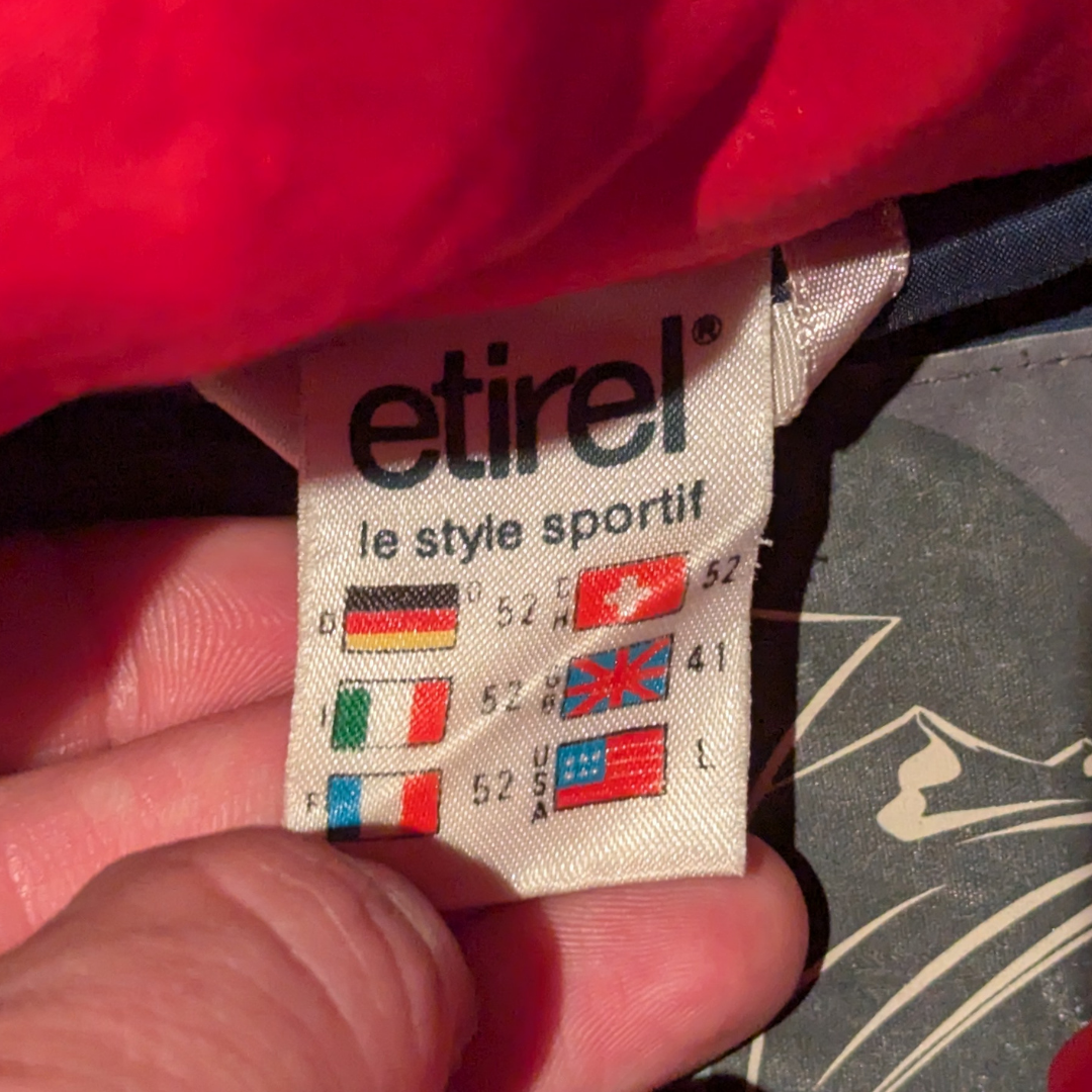 Vintage 1990's Etirel Winter Jacket Size L