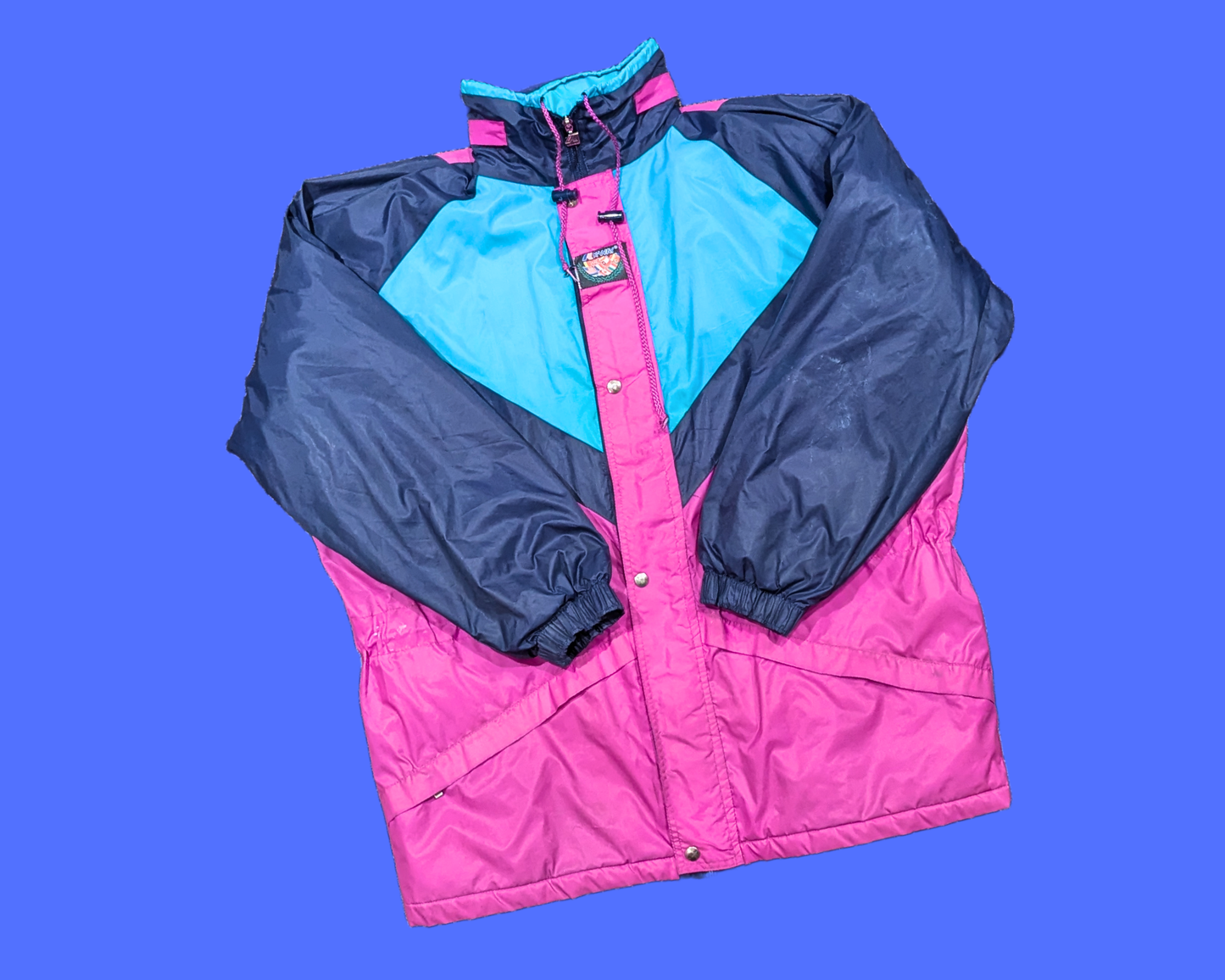 Vintage 1990's Official K-Way Windbreaker Size L
