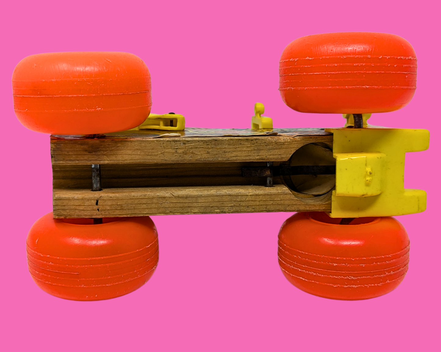 Voiture clown de cirque Fisher Price vintage des années 1960