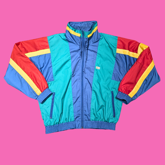 Vintage 1990's Etirel Multicoloured Jacket Size 2XL
