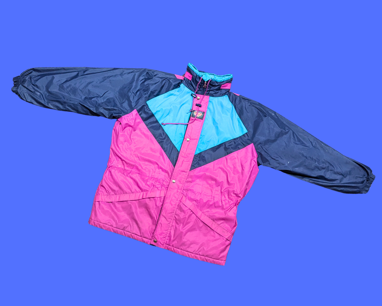 Vintage 1990's Official K-Way Windbreaker Size L