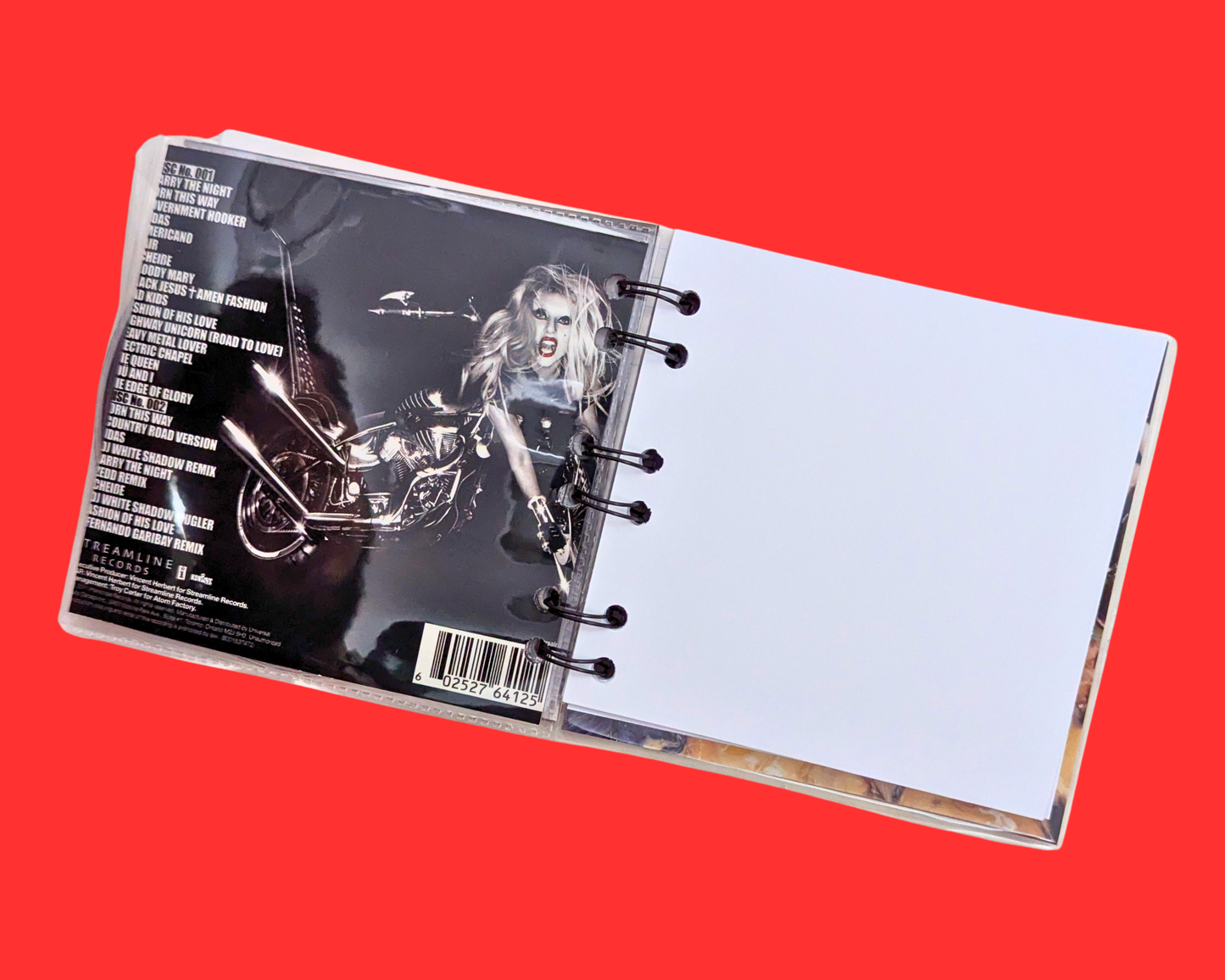 Lady Gaga, Born This Way CD Notebook