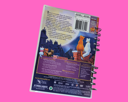 The Aristocats DVD Movie Notebook