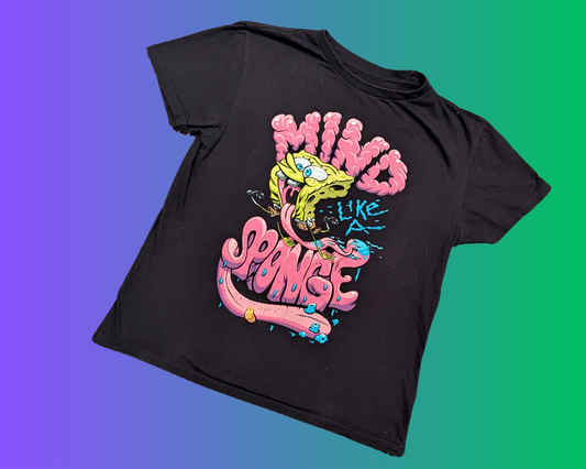 Y2K Sponge Bob Square Pants T-Shirt Size M