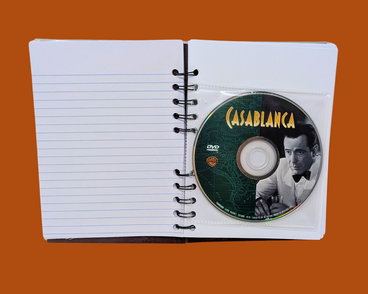 Casablanca DVD Movie Notebook