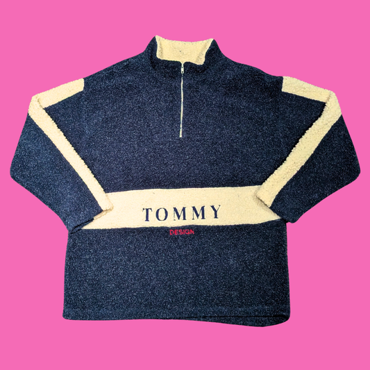 Vintage 1990's Tommy Design Fleece Size XL