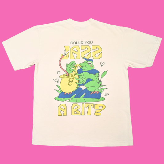 Vintage 1990's ''Could You Jazz It Up A Bit?'' T-Shirt Size M