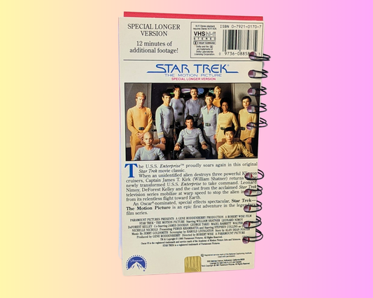 Star Trek The Motion Picture VHS Movie Notebook