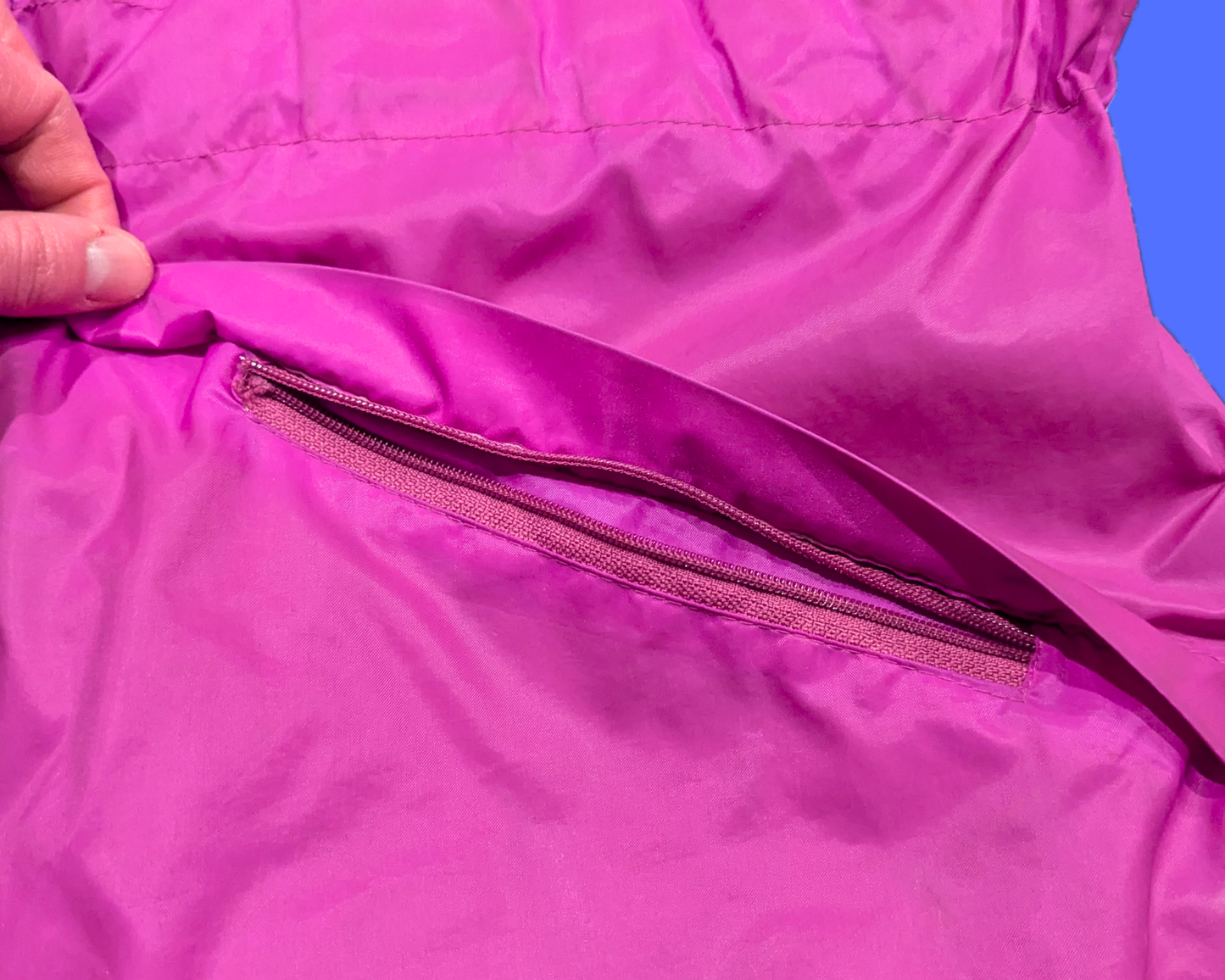 Vintage 1990's Official K-Way Windbreaker Size L