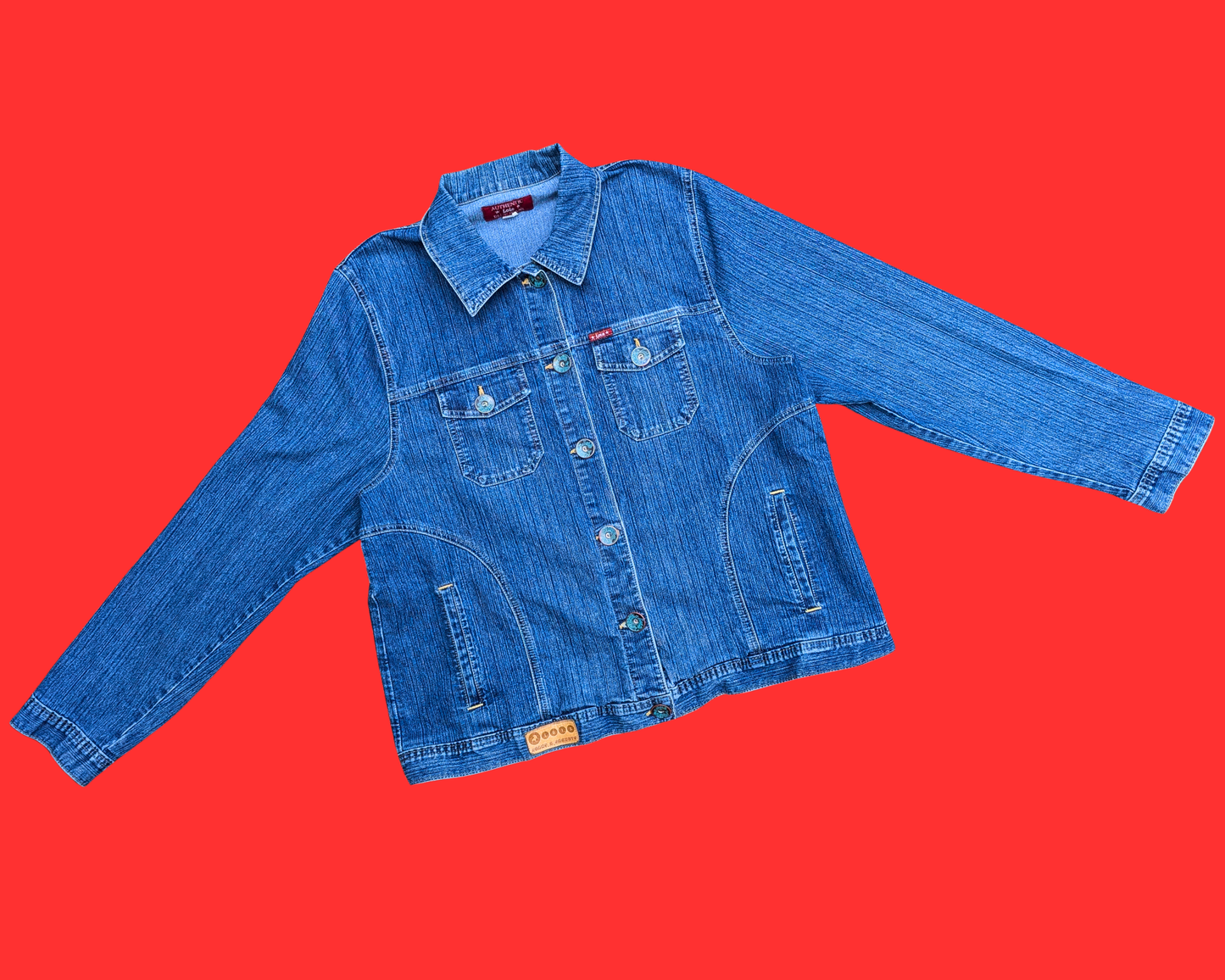 Handmade, Upcycled Chucky Denim Jacket Size XXL