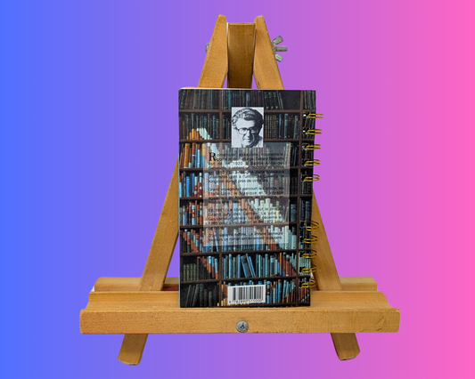 Carnet Le Libraire Novel de Gérard Bessette fait main et recyclé