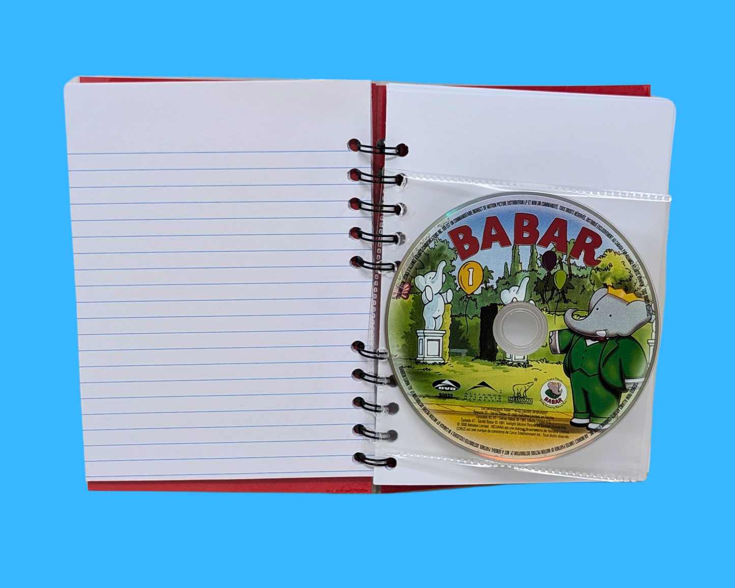 Babar #1 DVD Movie Notebook