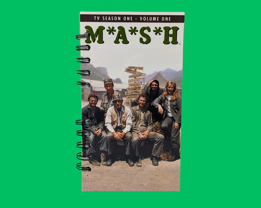 M.A.S.H TV Season One Volume One VHS Movie Notebook